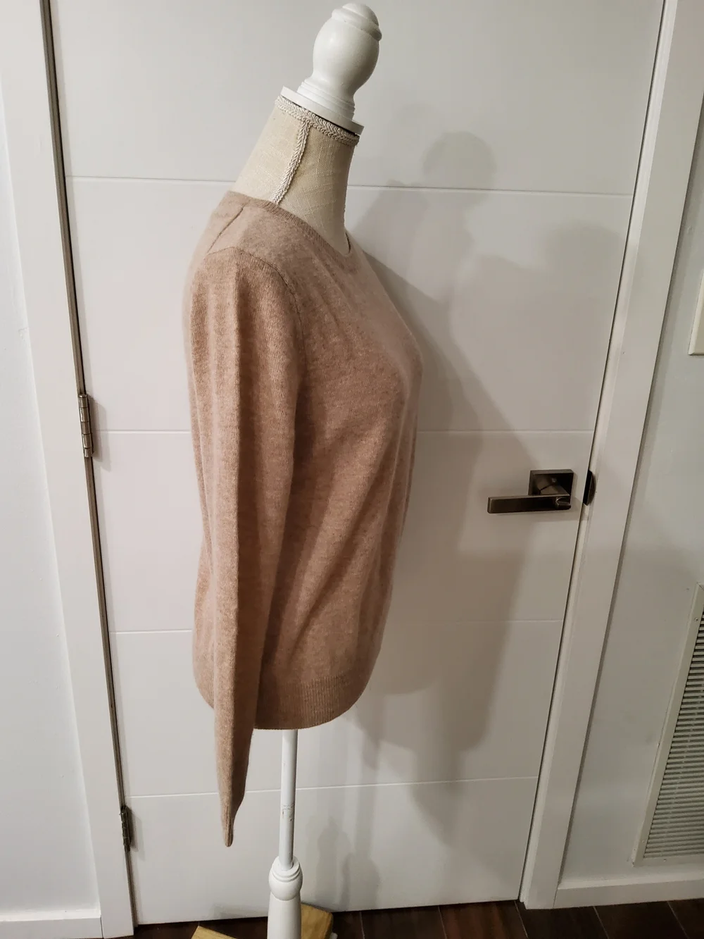 Quince Beige Crewneck Sweater